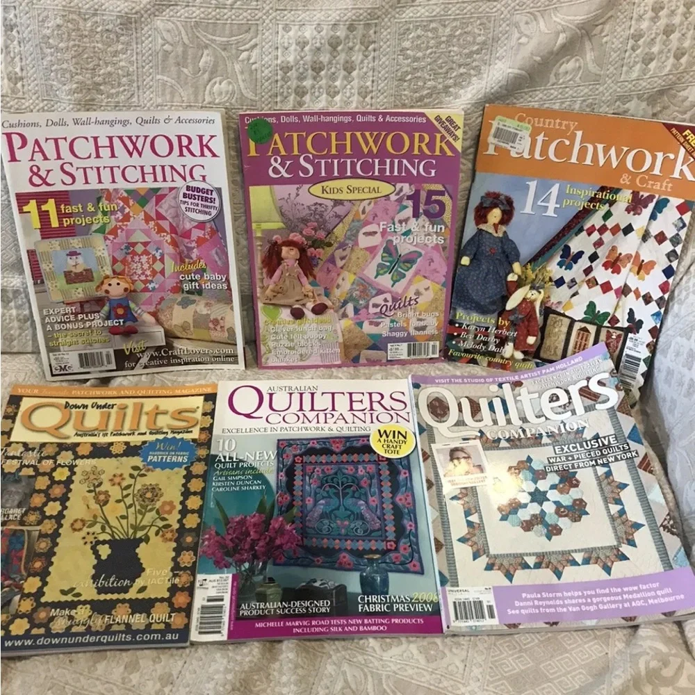 Patchwork Quilting Quilts Sewing Stitching craft magazine bundle - Picture 8 of 8